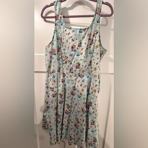 Macaron Print Retrolicious dress